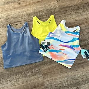 Set of 3 Girls XL Shelf Bra Tanks